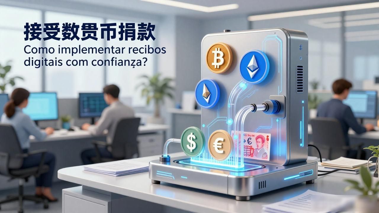 接受数字货币捐款 Como implementar recibos digitais com confiança?