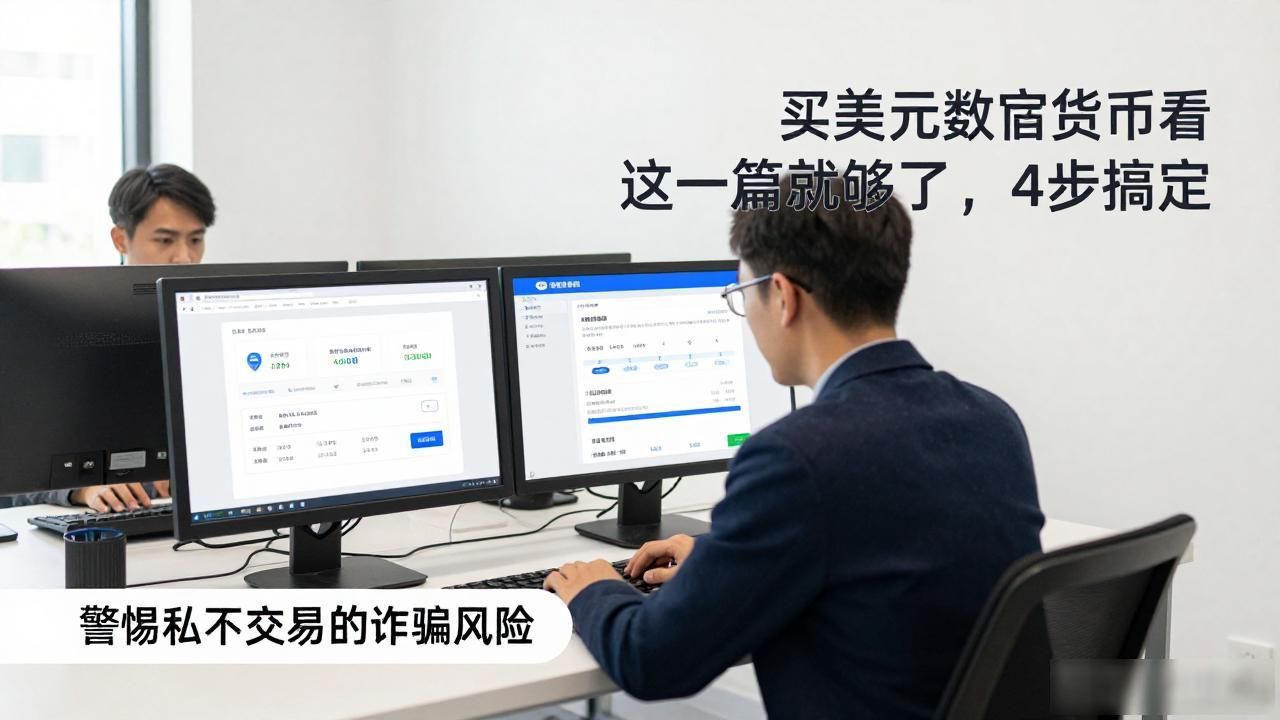 买美元数字货币看这一篇就够了，4步搞定