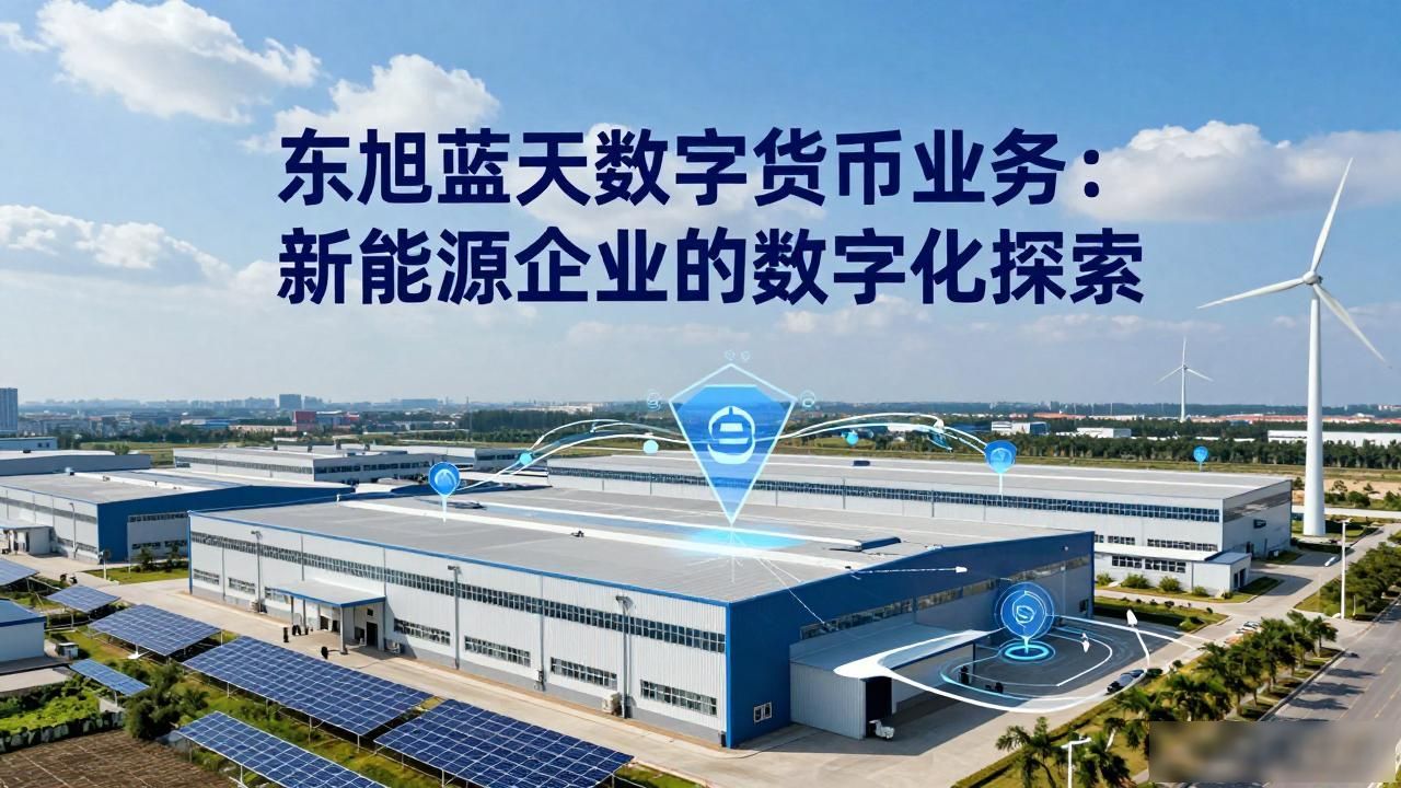 东旭蓝天数字货币业务：新能源企业的数字化探索