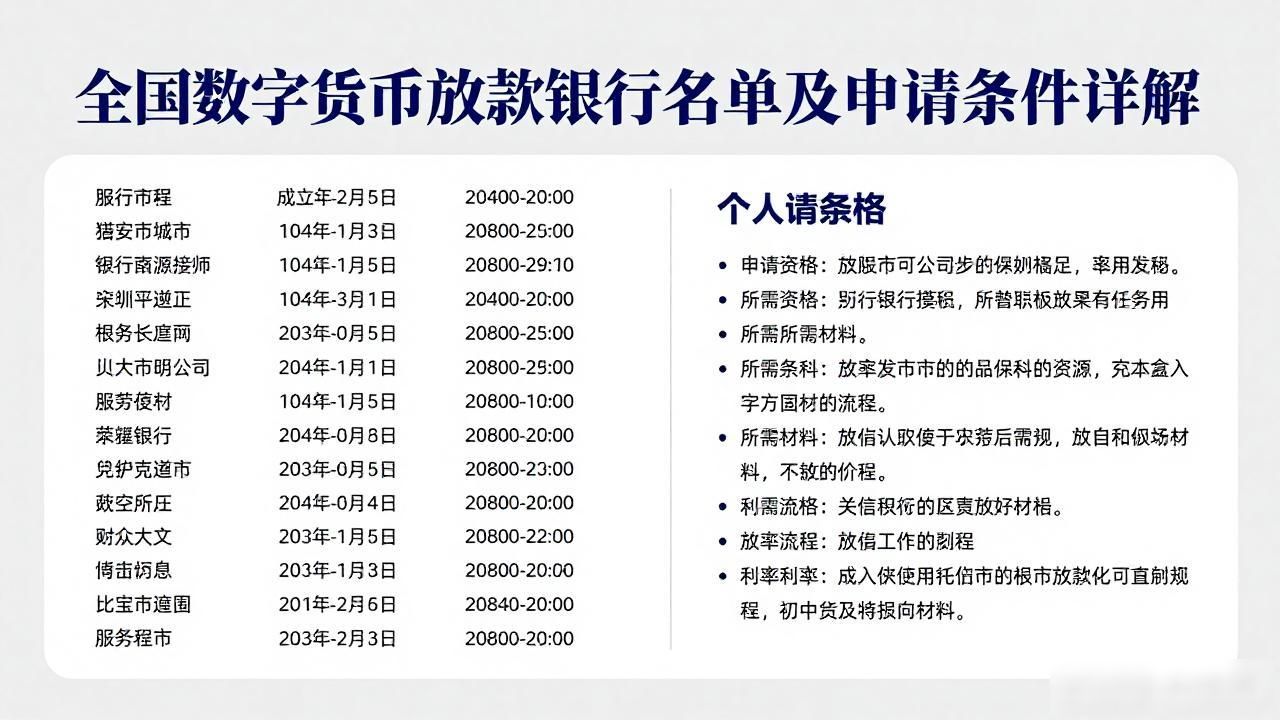 全国数字货币放款银行名单及申请条件详解-第1张图片-imToken 官网|全球领先多链去中心化钱包|BTC ETH NFT DeFi 管理工具 全国数字货币放款银行名单及申请条件详解-第1张图片-imToken 官网|全球领先多链去中心化钱包|BTC ETH NFT DeFi 管理工具