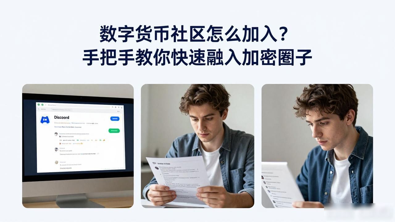 数字货币社区怎么加入？手把手教你快速融入加密圈子