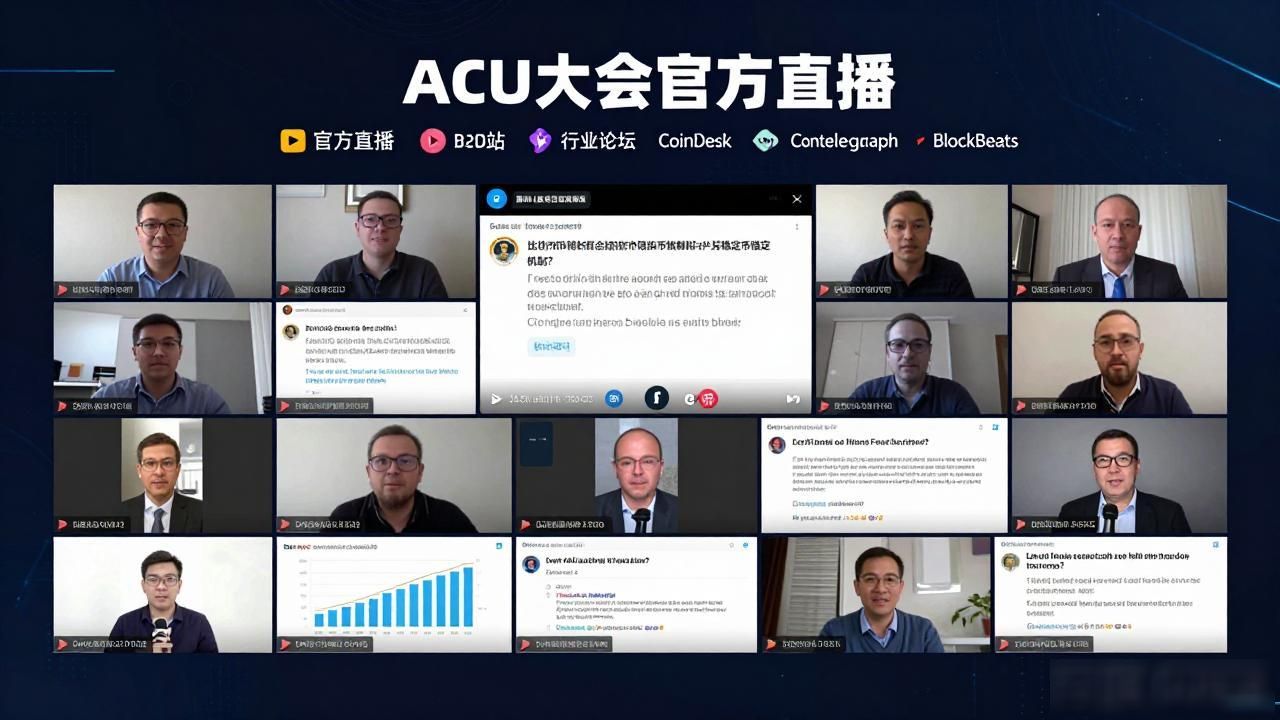 世界数字货币ACU大会直播怎么追？看完之后最该记住的几件事