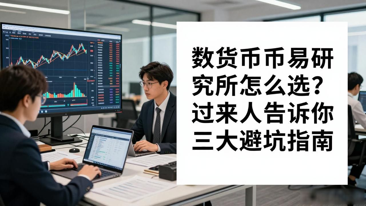 数字货币交易研究所怎么选？过来人告诉你三大避坑指南