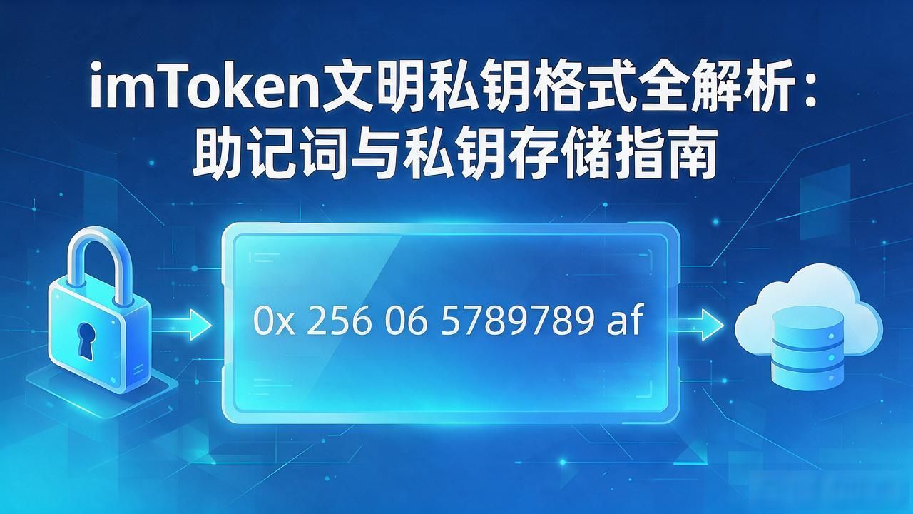 imToken文明私钥格式全解析：助记词与私钥存储指南