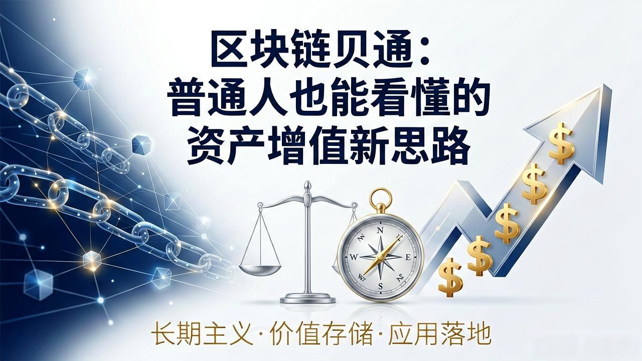 区块链贝通：普通人也能看懂的资产增值新思路