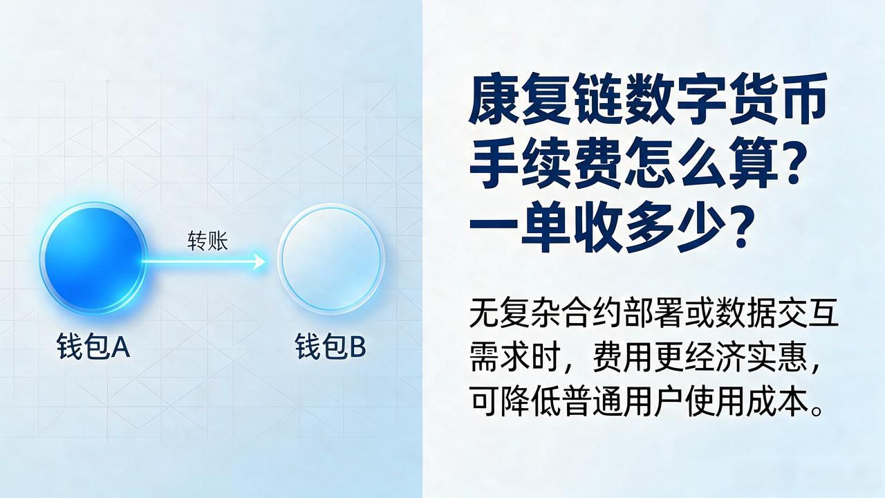 康复链数字货币手续费怎么算？一单收多少？