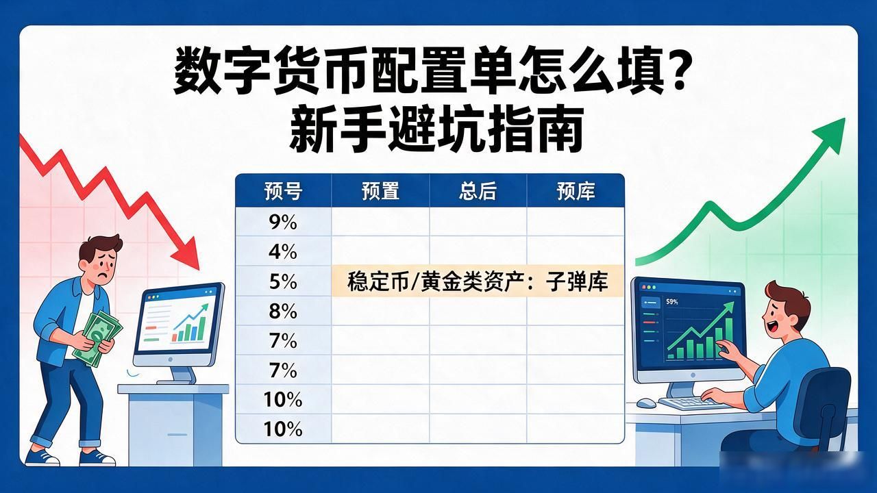数字货币配置单怎么填？新手避坑指南