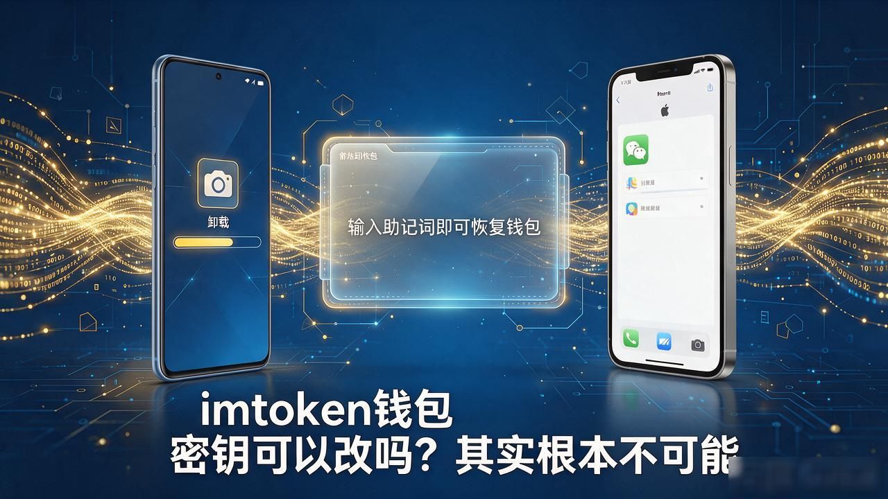 imtoken钱包密钥可以改吗？其实根本不可能