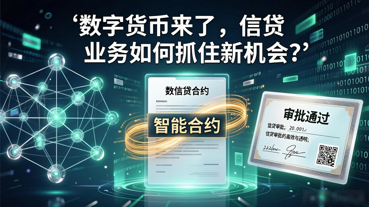 数字货币来了，信贷业务如何抓住新机会？