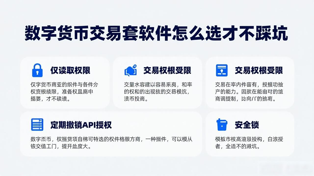 数字货币交易套利软件怎么选才不踩坑