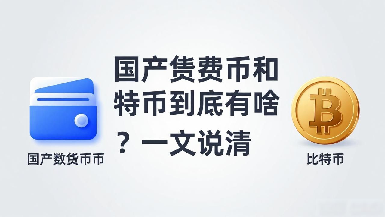 国产数字货币和比特币到底有啥区别？一文说清-第1张图片-imToken 官网｜全球领先多链去中心化钱包｜BTC ETH NFT DeFi 管理工具