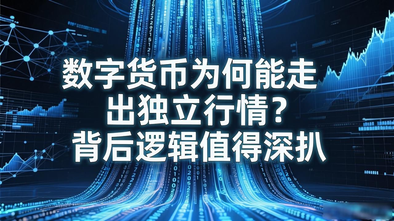 数字货币为何能走出独立行情？背后逻辑值得深扒