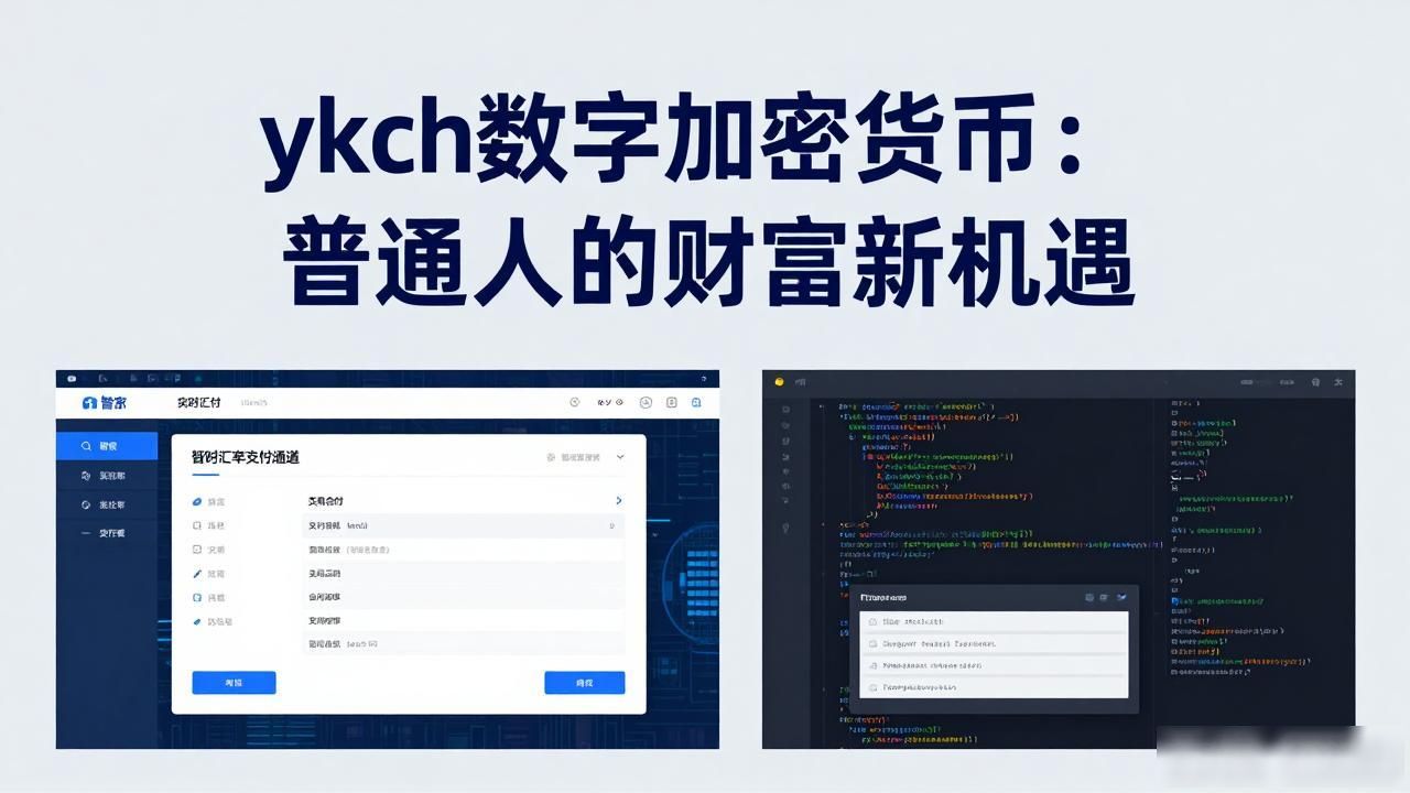 ykch数字加密货币：普通人的财富新机遇