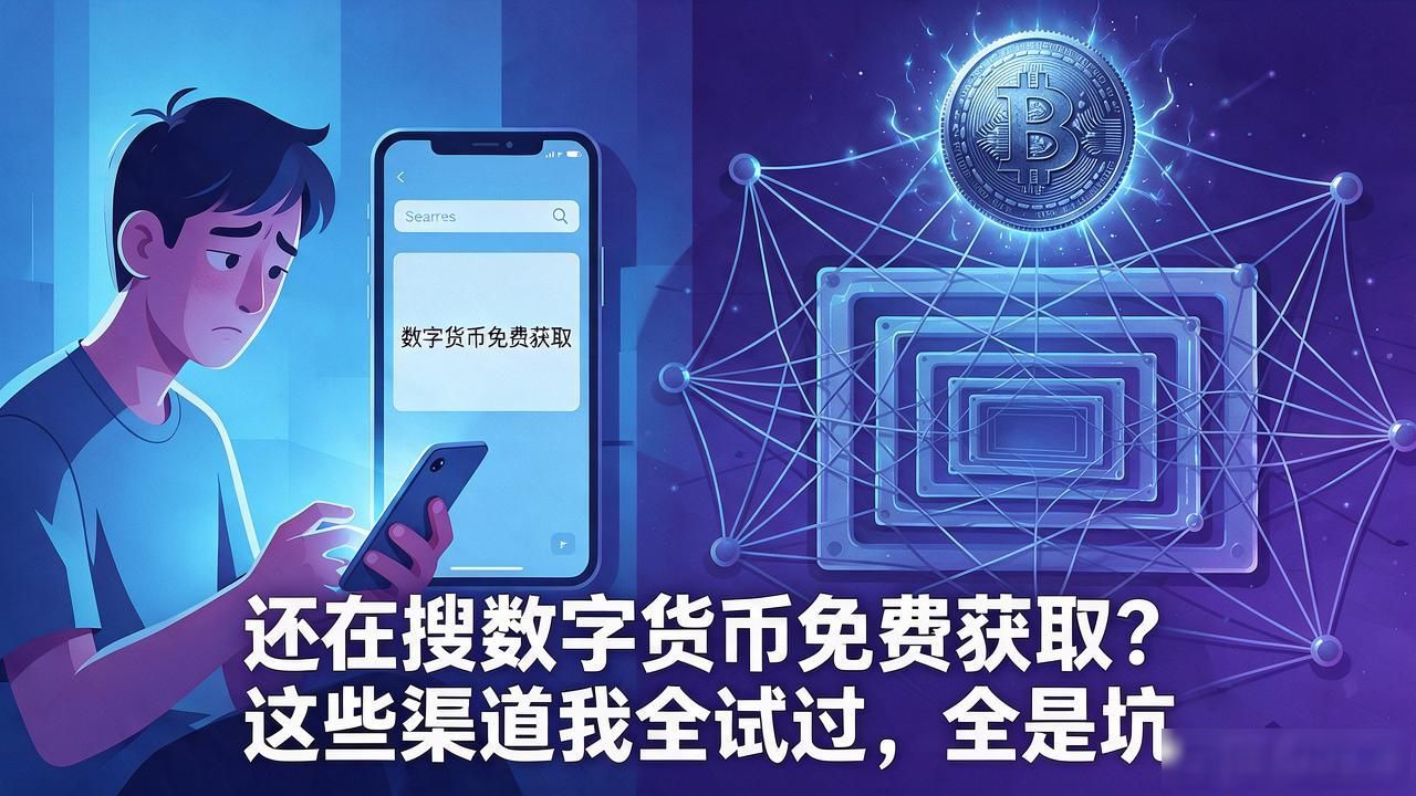 还在搜"数字货币免费获取"？这些渠道我全试过，全是坑