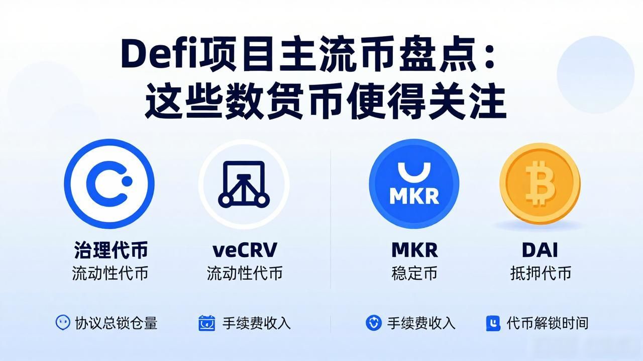 Defi项目主流币盘点：这些数字货币值得关注
