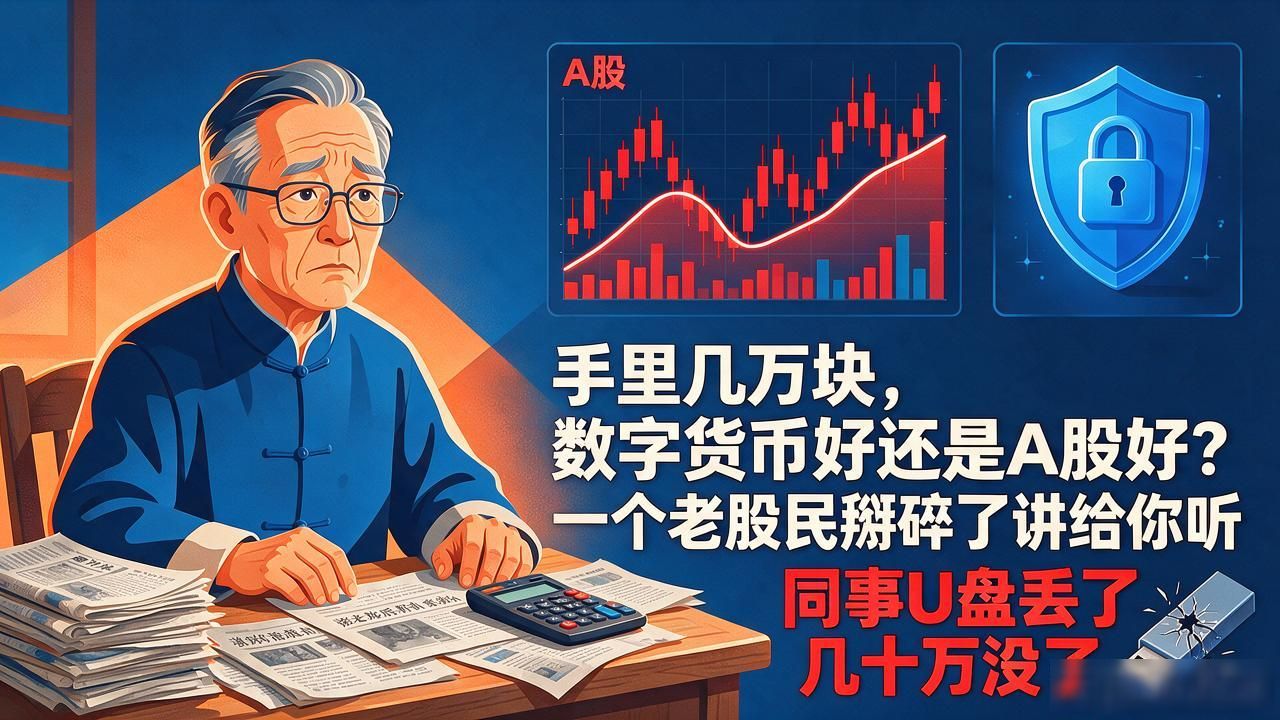 手里几万块，数字货币好还是A股好？一个老股民掰碎了讲给你听