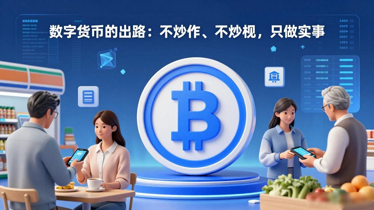数字货币的出路：不炒作、不投机，只做实事
