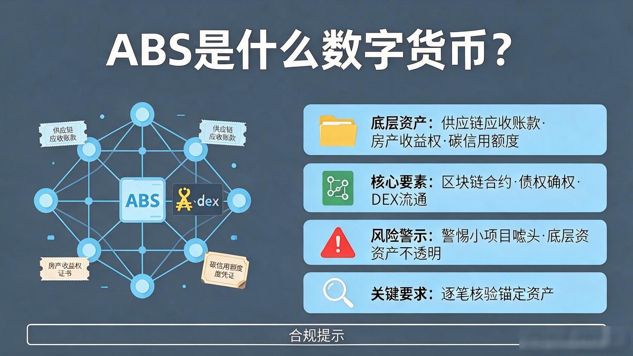 ABS是什么数字货币？区块链里的资产代币搞明白了