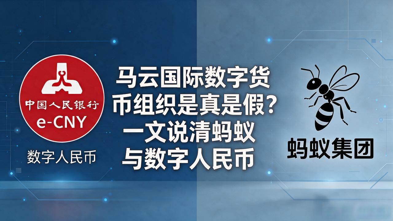 马云国际数字货币组织是真是假？一文说清蚂蚁与数字人民币