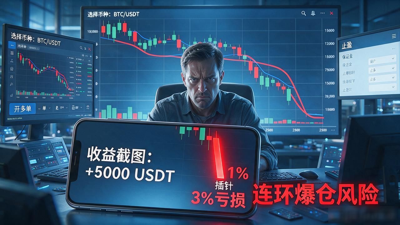 刷了十遍数字货币3倍杠杆视频，90%的人栽在同一个地方