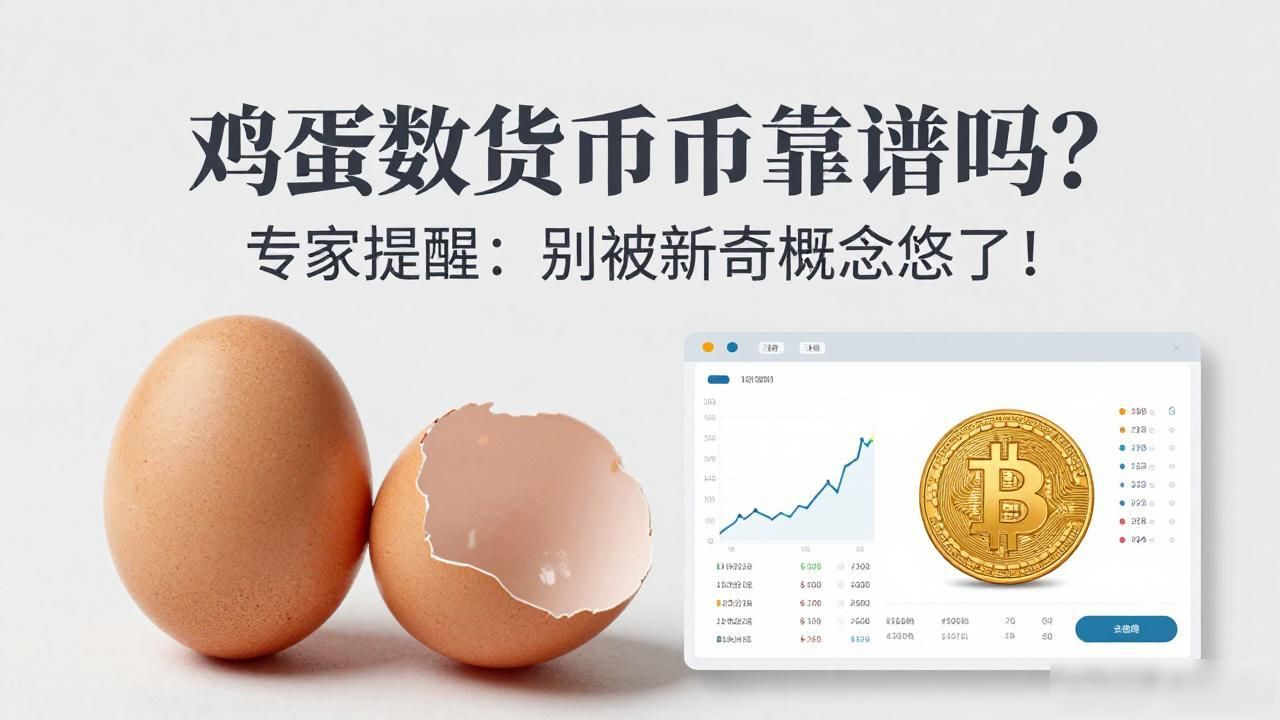 鸡蛋数字货币靠谱吗？专家提醒：别被新奇概念忽悠了！