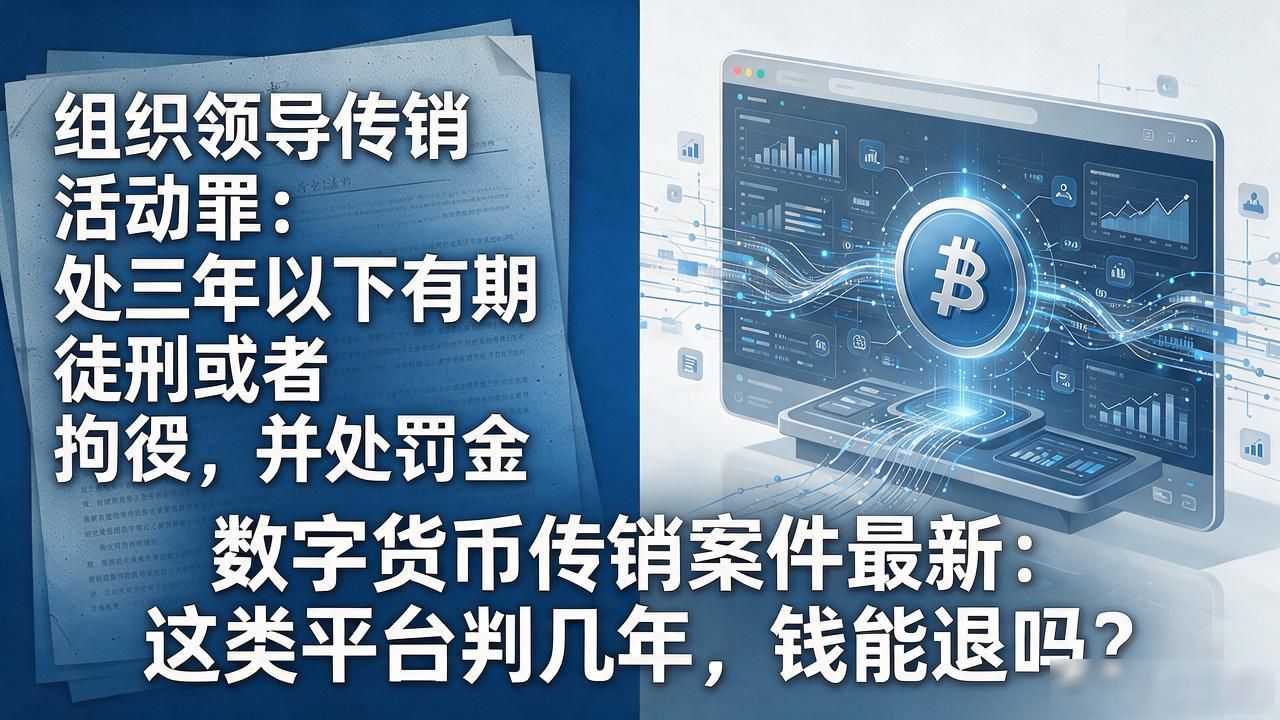 数字货币传销案件最新：这类平台判几年，钱能退吗