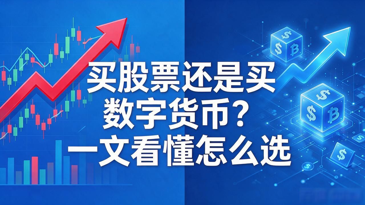 买股票还是买数字货币？一文看懂怎么选